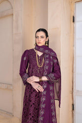 4-PC Unstitched Laser Cutwork Chambali By wania | WL-265